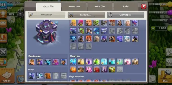 COC242 Maxed TH15 Heroes, Troops, Spells, Pets, Siege Machines 